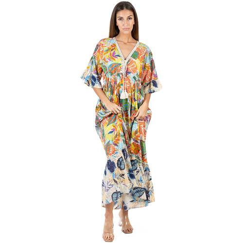 textil Mujer Vestidos largos Isla Bonita By Sigris Vestido Multicolor