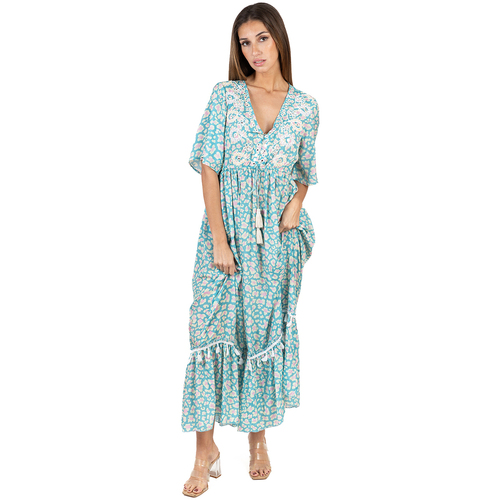 textil Mujer Vestidos largos Isla Bonita By Sigris Vestido Azul