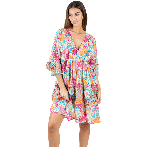 textil Mujer Vestidos cortos Isla Bonita By Sigris Vestido Rosa