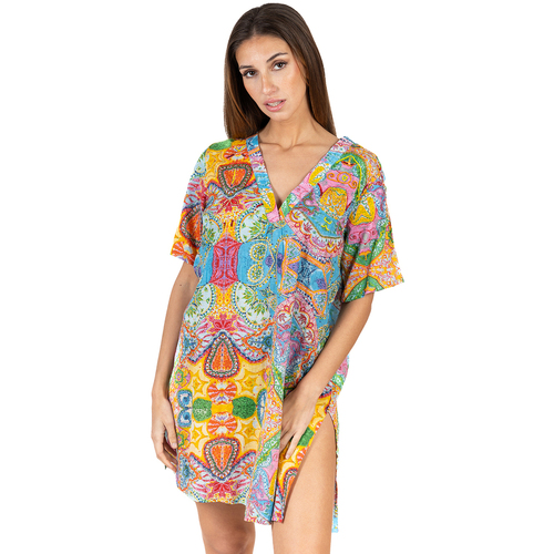 textil Mujer Vestidos cortos Isla Bonita By Sigris Kurta Multicolor