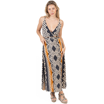 textil Mujer Vestidos largos Isla Bonita By Sigris Vestido Marino