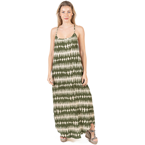 textil Mujer Vestidos largos Isla Bonita By Sigris Vestido Verde