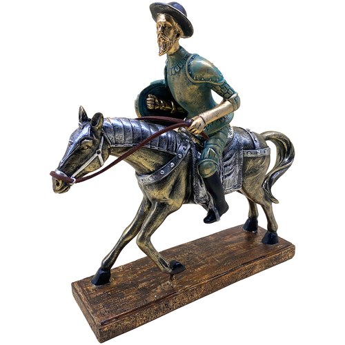 Casa Figuras decorativas Signes Grimalt Don Quijote Sobre Caballo Gris