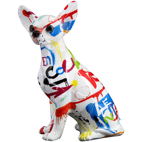 Casa Figuras decorativas Signes Grimalt Perro Chihuahua Blanco