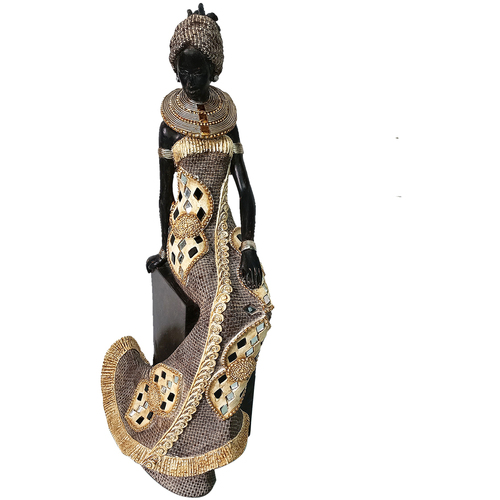 Casa Figuras decorativas Signes Grimalt Africana Beige