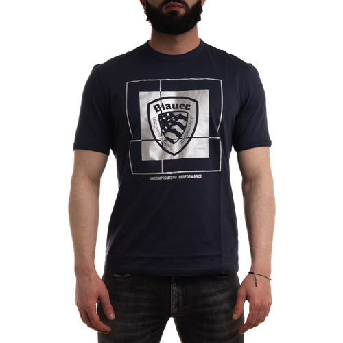 textil Hombre Tops y Camisetas Blauer 24SBLUH02323 Azul
