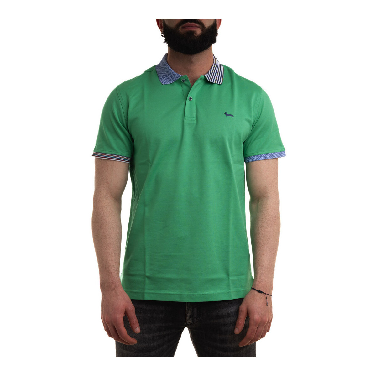 textil Hombre Tops y Camisetas Harmont & Blaine LRL375021215 Verde