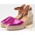 Zapatos Mujer Derbie & Richelieu Paseart Alpargatas  Laminada 840-5/VM761 Keetton Rosa