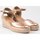 Zapatos Mujer Derbie & Richelieu Paseart Alpargatas  Laminada Hebilla ADN-5/VM01 Magnesio Rosa
