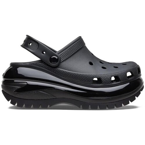 Zapatos Mujer Zuecos (Clogs) Crocs CLASSIC MEGA CRUSH CLOG U Negro