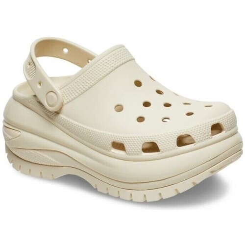 Zapatos Mujer Zuecos (Clogs) Crocs CLASSIC MEGA CRUSH CLOG U Beige