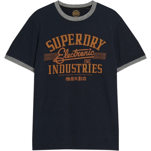 textil Hombre Camisetas manga corta Superdry 235228 Azul