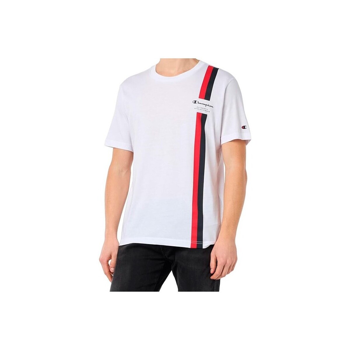 textil Hombre Camisetas manga corta Champion 219736-WW001 Blanco