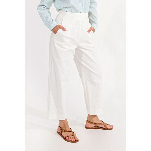 textil Mujer Pantalones Molly Bracken TR163CP-WHITE Blanco