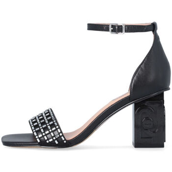 Zapatos Mujer Sandalias Liu Jo Sandalias negras con tira decorativa Negro