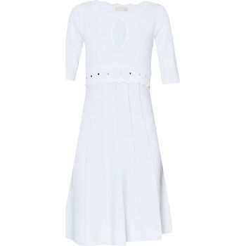 textil Mujer Vestidos Liu Jo Vestido blanco con tachuelas Blanco