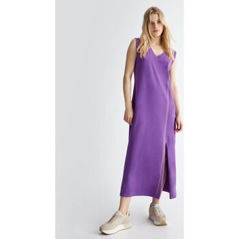 textil Mujer Vestidos Liu Jo Vestido largo violeta con tachuelas Violeta