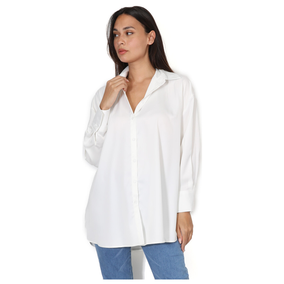 textil Mujer Camisas La Modeuse 70713_P165394 Blanco