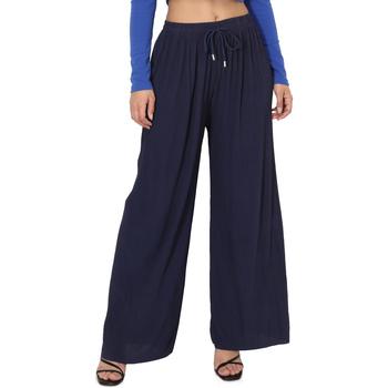 textil Mujer Pantalones fluidos La Modeuse 71626_P168410 Azul