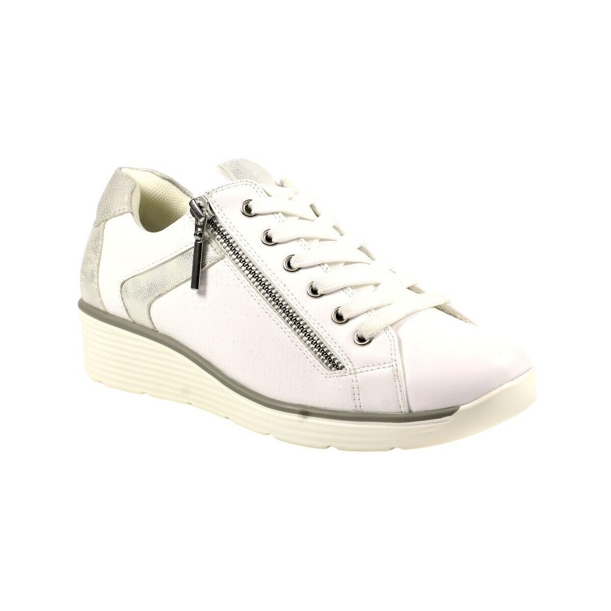 Zapatos Mujer Deportivas Moda Lunar Lester Blanco