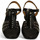 Zapatos Mujer Mocasín Luis Gonzalo sandalia con semicuña Negro
