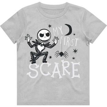 textil Niños Tops y Camisetas Nightmare Before Christmas First Scare Gris