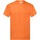 textil Hombre Camisetas manga larga Fruit Of The Loom Original Naranja