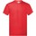textil Hombre Camisetas manga larga Fruit Of The Loom Original Rojo