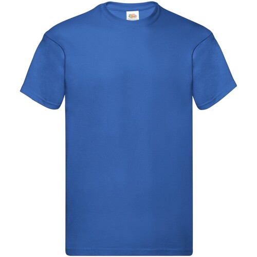 textil Hombre Camisetas manga larga Fruit Of The Loom SS048 Azul