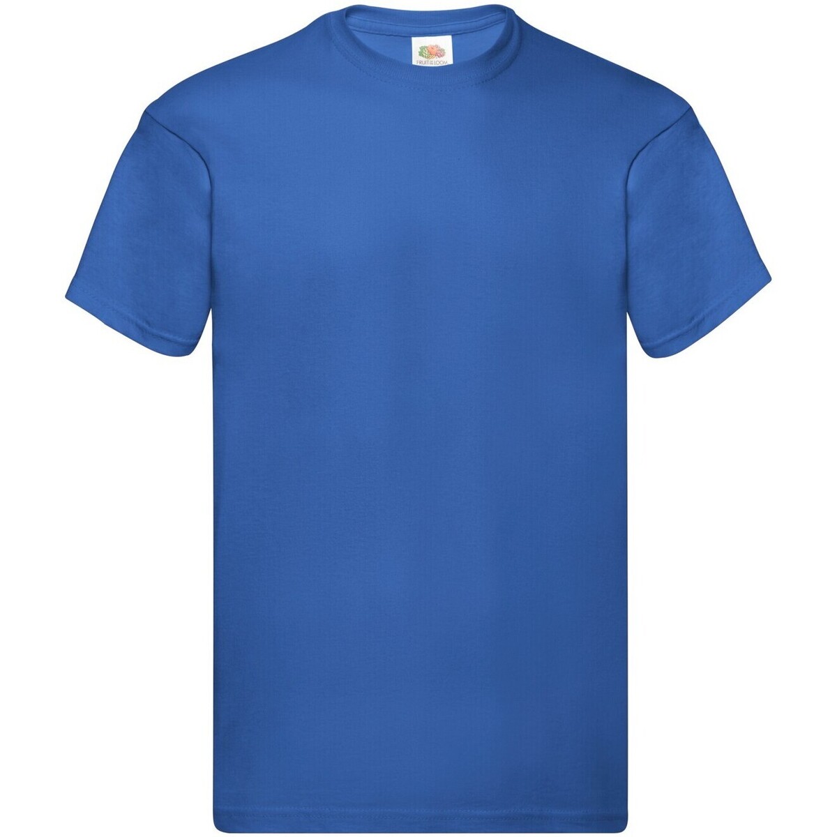 textil Hombre Camisetas manga larga Fruit Of The Loom Original Azul