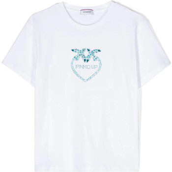 textil Mujer Tops y Camisetas Pinko PINKO UP T-SHIRT CON LOGO IN STRASS Art. S4PIJGTH056 