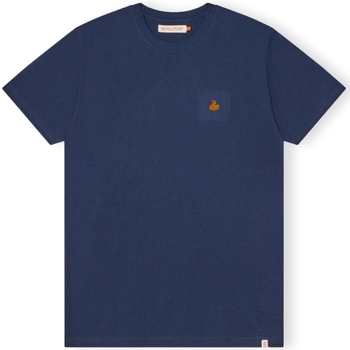 textil Hombre Tops y Camisetas Revolution T-Shirt Regular 1368 DUC - Navy Mel Azul