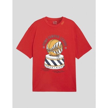 textil Hombre Camisetas manga corta Puma CAMISETA  SHOWTIME TEE  FOR ALL TIME RED Rojo
