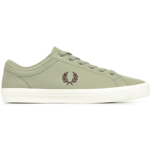 Zapatos Hombre Deportivas Moda Fred Perry Baseline Leather Gris