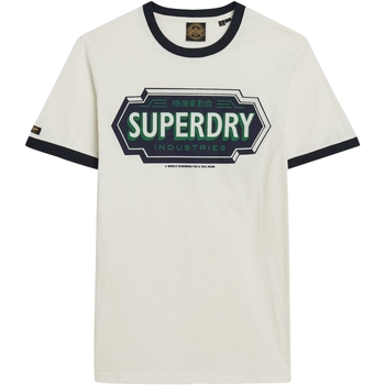 textil Hombre Camisetas manga corta Superdry 235501 Blanco