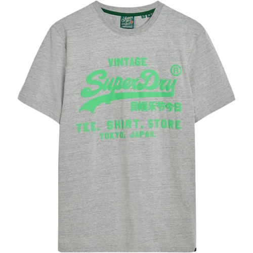 textil Hombre Camisetas manga corta Superdry 235563 Gris