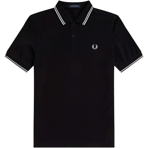textil Hombre Tops y Camisetas Fred Perry Fp Twin Tipped Fred Perry Shirt Negro