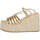 Zapatos Mujer Sandalias L&R Shoes 222 Oro