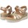 Zapatos Mujer Sandalias Andares 255617 Oro