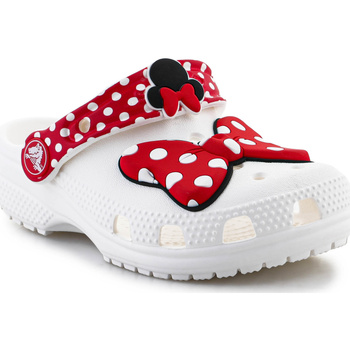 Zapatos Niños Sandalias Crocs Classic Disney Minnie Mouse Clog 208710-119 Blanco