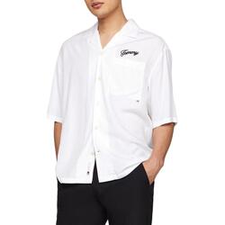 textil Hombre Camisas manga larga Tommy Jeans DM0DM18945YBR Blanco