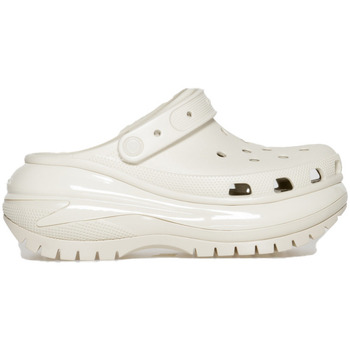 Zapatos Mujer Sandalias Crocs CLASSIC MEGA CRUSH CLOG 207988 Beige