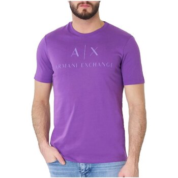 textil Hombre Camisetas manga corta EAX 8NZTCJ Z8H4Z - Hombres Violeta