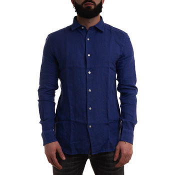 textil Hombre Camisas manga larga Peuterey PEU5167 Azul