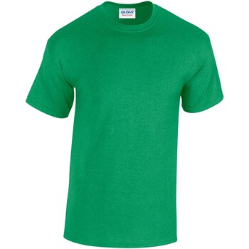 textil Hombre Camisetas manga larga Gildan Heavy Cotton Verde