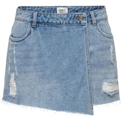 textil Mujer Shorts / Bermudas Only 15227220 TEXAS-LIGHT BLUE DENIM Azul