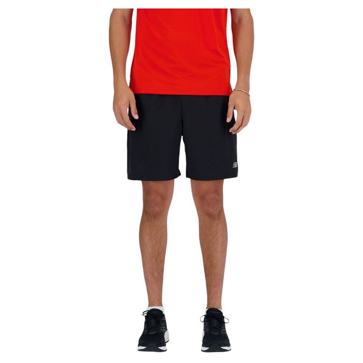 textil Hombre Shorts / Bermudas New Balance MS41232-BLACK Negro