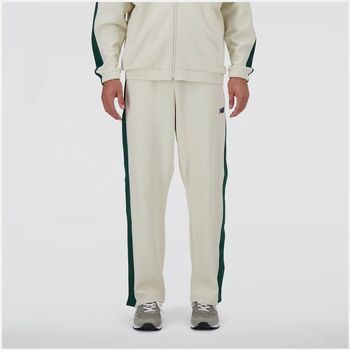 textil Hombre Pantalones de chándal New Balance MP41504-LIN Blanco