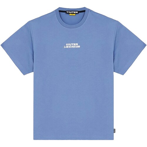 textil Hombre Camisetas manga corta Iuter Horses Tee Azul