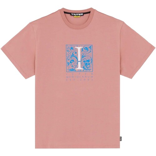 textil Hombre Camisetas manga corta Iuter Mediolanum Tee Rosa